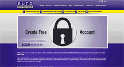 Desktop Screenshot of euroinspections.net