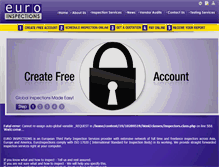 Tablet Screenshot of euroinspections.net